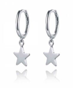 Alternative view of Pendientes Aros ASTI ESTRELLA PLATA (UNIDAD)