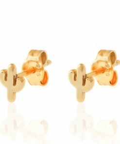 Pendientes mini BARI CACTUS ORO (UNIDAD)