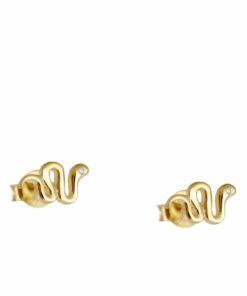 Pendientes mini BARI SERPIENTE ORO (UNIDAD)