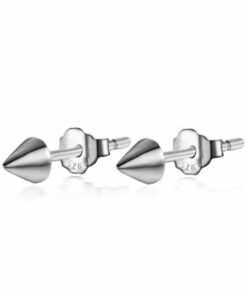 Pendientes mini BARI CONO PLATA (UNIDAD)