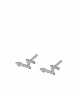 Pendientes mini BARI FLECHA PLATA (UNIDAD)
