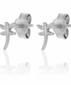 Pendientes mini BARI LIBELULA PLATA (UNIDAD)