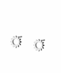 Pendientes mini BARI SOL PLATA (UNIDAD)