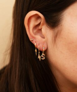 Alternative view of Pendientes Aros ASTI RAYO CIRCONITA MULTICOLOR (UNIDAD)