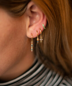 Alternative view of Pendientes Aros ASTI BARRA MULTICILOR (UNIDAD)