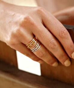 Alternative view of Anillo LIVORNO PLATA