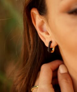 Alternative view of Pendientes MARTINA NEGRO