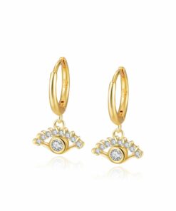 Pendientes Aros ASTI OJO CIRCONITA (UNIDAD)