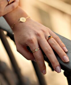 Alternative view of Anillo CAMILA NEGRO