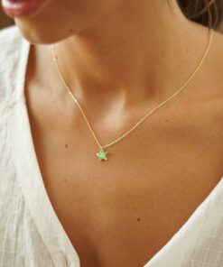 Alternative view of Collar COPPER ESTRELLA VERDE