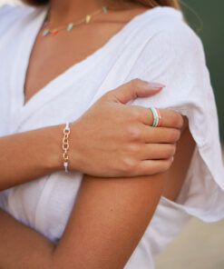 Alternative view of Anillo SMALTO AGUA