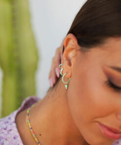 Alternative view of Pendiente Aro CANDY ARO AGUA (UNIDAD)