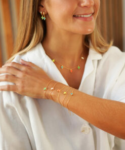 Alternative view of Pulsera PETIT CROIX TURQUESA