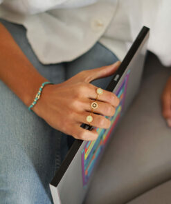 Alternative view of Anillo VENTO CELESTE