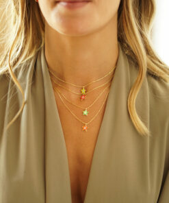 Alternative view of Collar COPPER ESTRELLA NARANJA