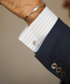 Alternative view of Gemelos plata BOTON MINI