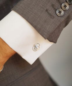 Alternative view of Gemelos plata FLOR DE LIS