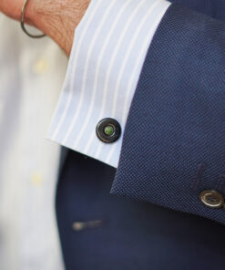 Alternative view of Gemelos plata ONIX Y MALAQUITA