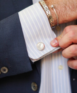 Alternative view of Gemelos plata CIRCULO NÁCAR