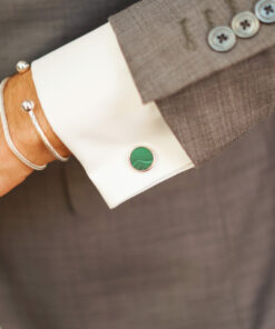 Alternative view of Gemelos plata CIRCULO MALAQUITA