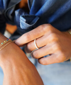 Alternative view of Anillo SMALTO BLANCO