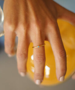 Alternative view of Anillo MOSS CELESTE