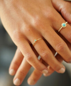 Alternative view of Anillo IRON TURQUESA