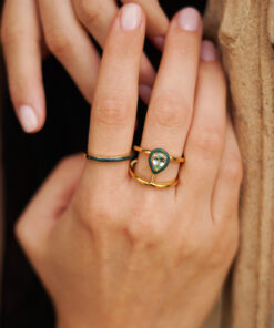 Alternative view of Anillo RILO VERDE