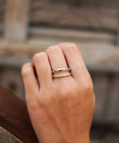 Alternative view of Anillo SALORD PLATA