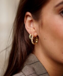 Alternative view of Pendientes Aros PIRALT VERDE MAX