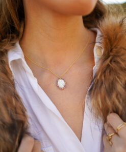 Alternative view of Collar ALUDRA AMATISTA