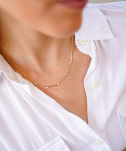 Alternative view of Collar RIGEL AGUA MARINA