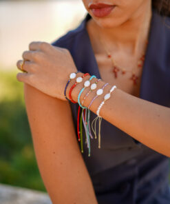 Alternative view of Pulsera ALUDRA TURQUESA