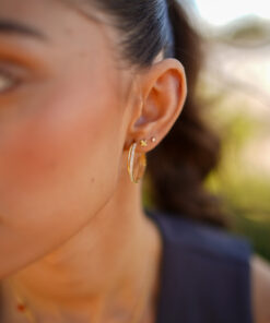 Alternative view of Pendientes aros LACERTA CIRCONITA