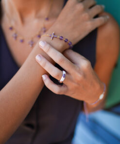 Alternative view of Pulsera ALPHA CRUCIS AMATISTA