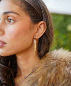 Alternative view of Pendientes FURUD ORO