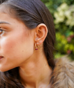 Alternative view of Pendientes aros ARA RUBÍ