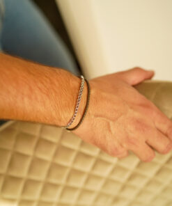 Alternative view of Pulsera MEISSA ROLO MARRÓN