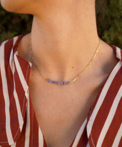 Alternative view of Collar MENFIS TANZANITA