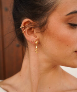 Alternative view of Pendientes TIFÓN ORO