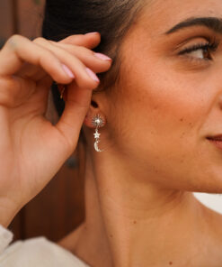 Alternative view of Pendientes TIFÓN PLATA