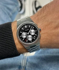 Alternative view of Reloj CLUSE Vigoureux Chrono Watch Steel, Black, Silver Colour