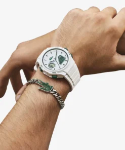 Alternative view of Reloj LACOSTE Blanco de silicona analógico y digital LC33