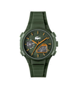 Reloj LACOSTE verde de silicona analógico y digital LC33
