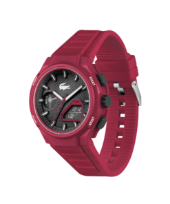 Alternative view of Reloj LACOSTE Rojo de silicona analógico y digital LC33