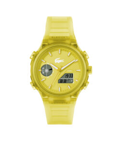 Reloj LACOSTE Amarillo de silicona analógico y digital LC33