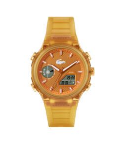 Reloj LACOSTE Naranja de silicona analógico y digital LC33
