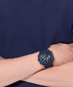 Alternative view of Reloj LACOSTE Azul de silicona analógico y digital LC33