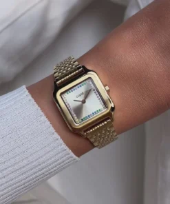 Alternative view of Reloj CLUSE Gracieuse Petite Watch Steel, Rainbow stones, Gold Colour