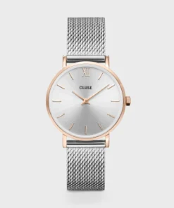 Reloj CLUSE Minuit Watch Mesh, Rose Gold Colour, Two-Tone